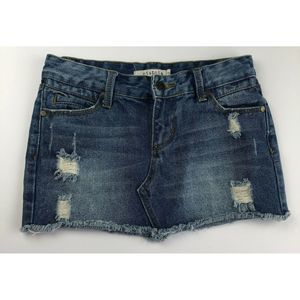Pistola Skirt Small Blue Mini Piper Denim B41-03